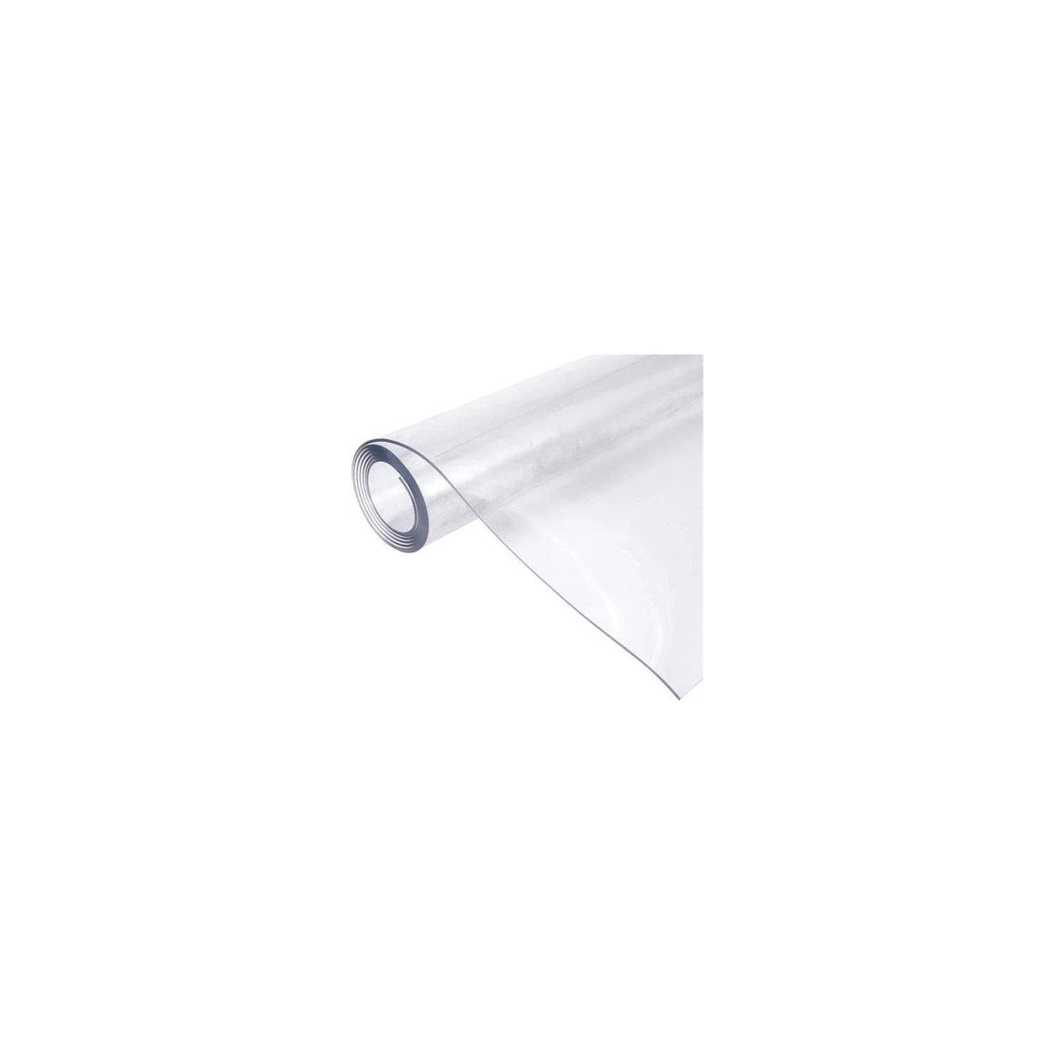 Pellicola da tavolo 1,7 mm pellicola di protezione tovaglia PVC trasparente lavabile 140 cm 50 cm-0