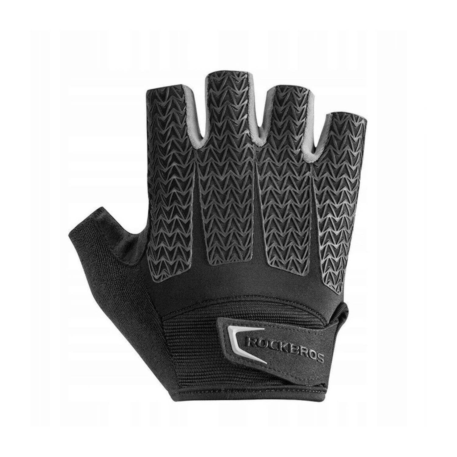 Guanti da ciclismo Rockbros Muffole Guanti sportivi con inserti in gel nero-grigio XXL-0