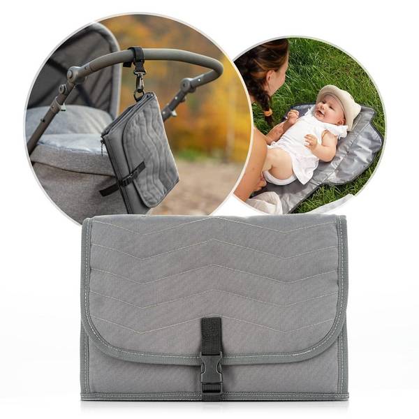 Borsa per pannolini - Organizer per fasciatoio con imbottitura Borsa a tracolla per cambio in crescita Reer