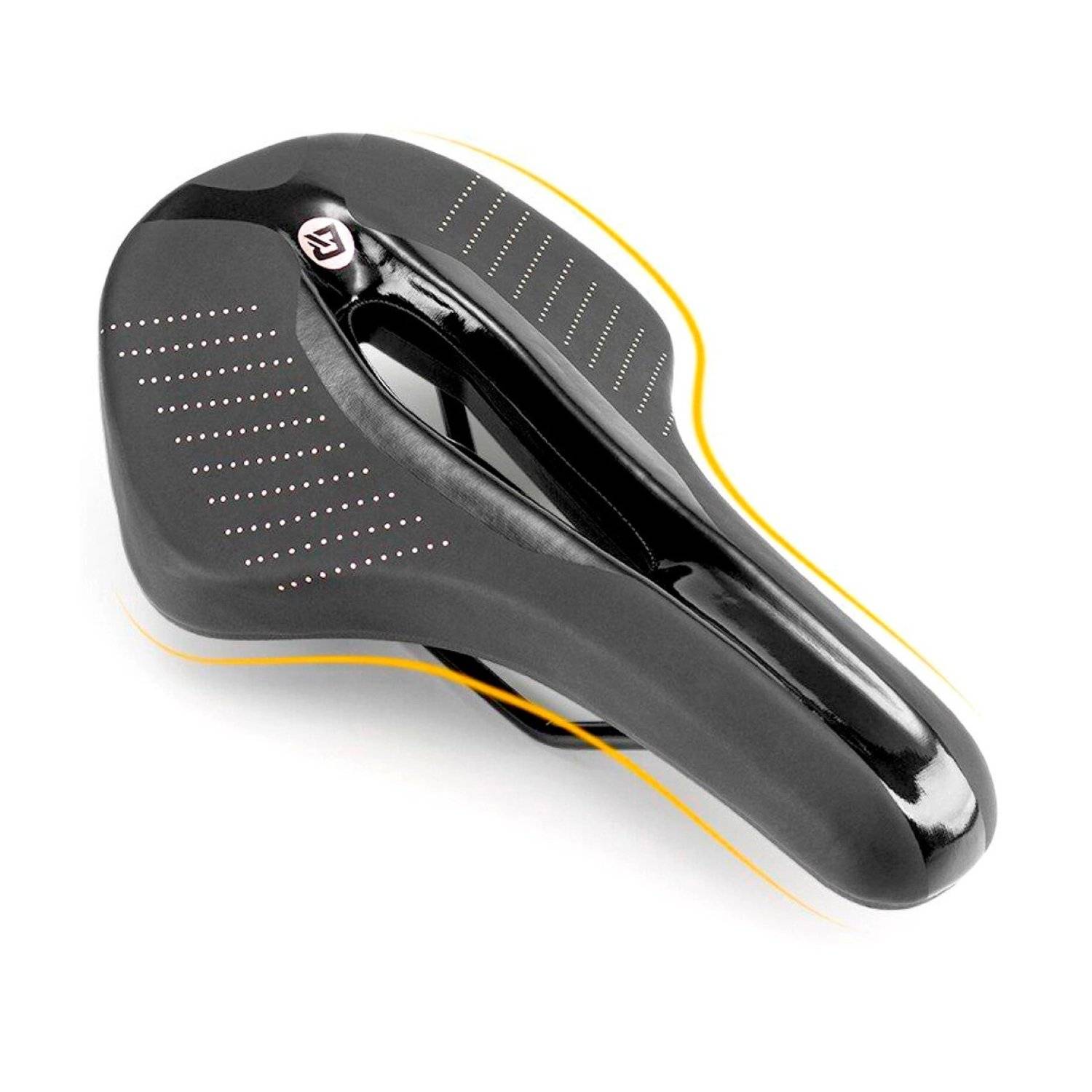 Sella per bici Rockbros Foam MTB Sedile ergonomico per bici in nero-1
