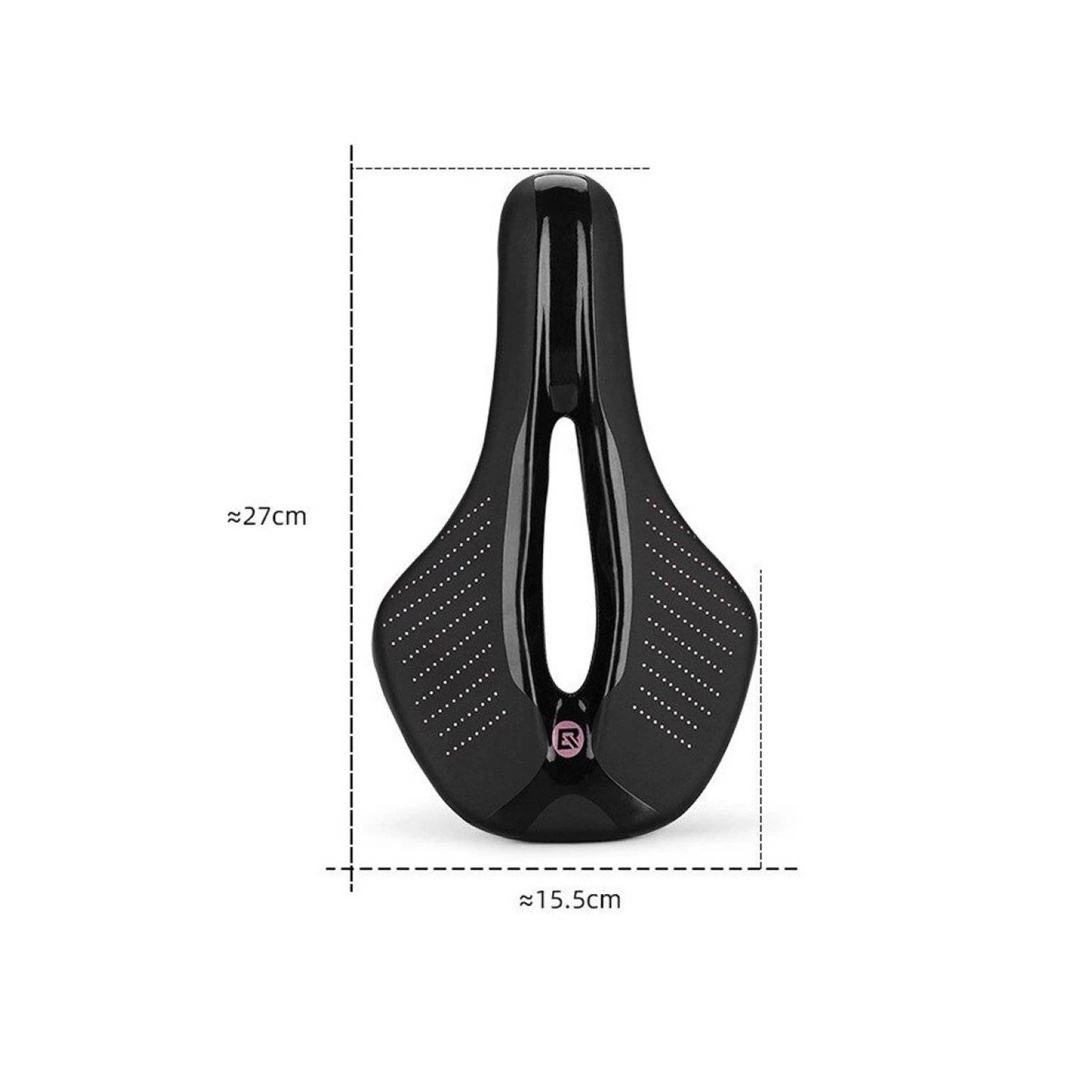 Sella per bici Rockbros Foam MTB Sedile ergonomico per bici in nero-3