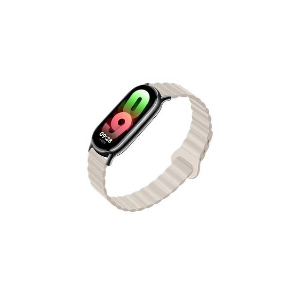 Cinturino per orologio - Cinturino FORCELL F-DESIGN FX Mi Band 8 compatibile con Xiaomi Mi Band 8 Starlight Beige