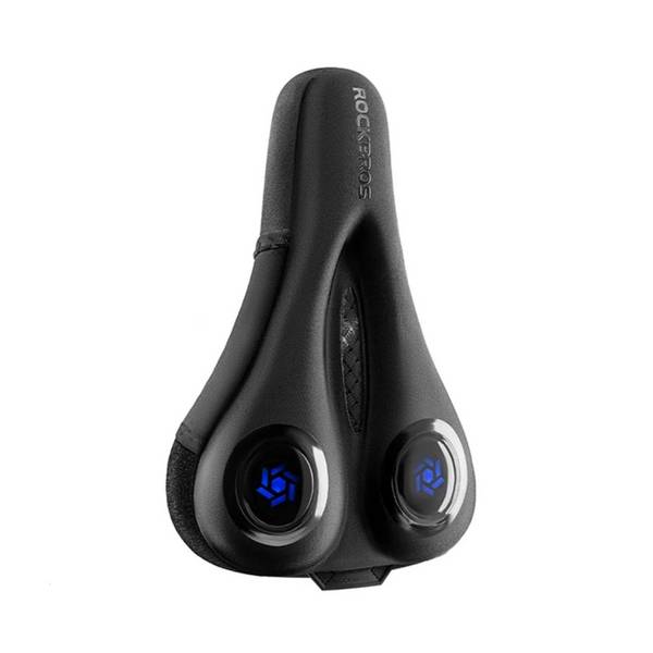 Coprisella Rockbros + protezione sella parapioggia, traspirante ed efficace, nero e blu