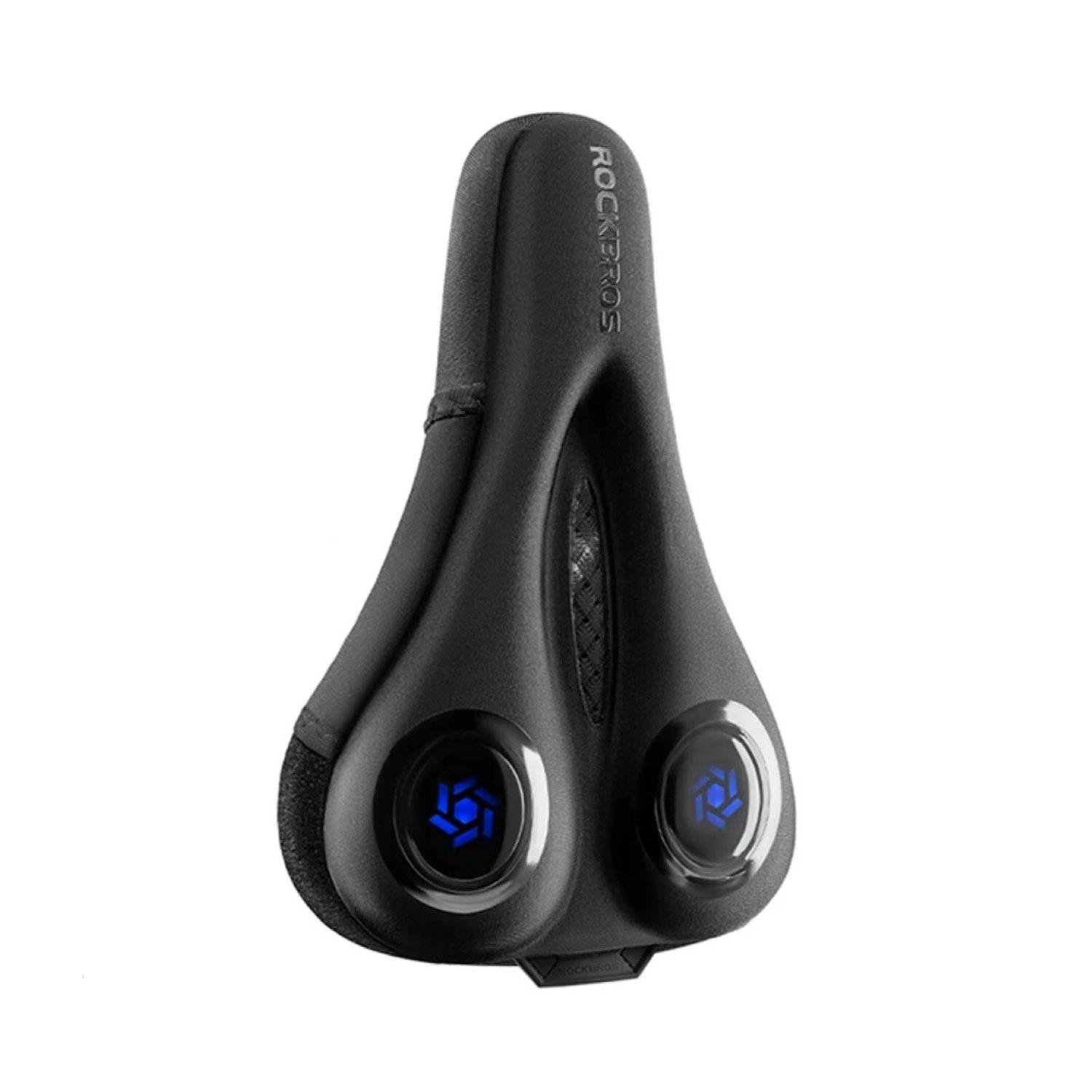 Coprisella Rockbros + protezione sella parapioggia, traspirante ed efficace, nero e blu-0