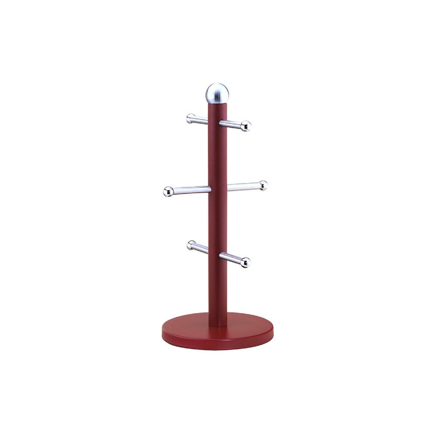 Elegante porta tazze: organizza le tue tazze con eleganza e praticità rosso-0