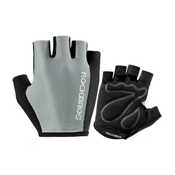 Guanti da ciclismo Rockbros Guanti grigi Guanti in poliestere unisex XL