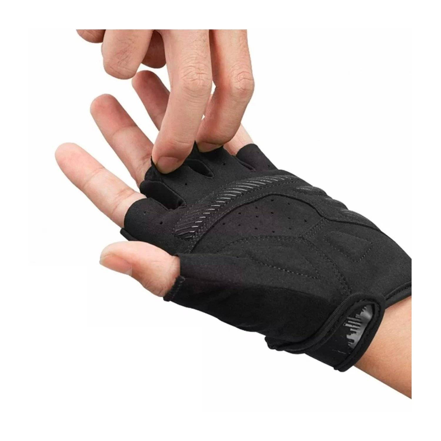 Guanti da ciclismo Rockbros Guanti sportivi realizzati in guanti di nylon neri elastan XL-2