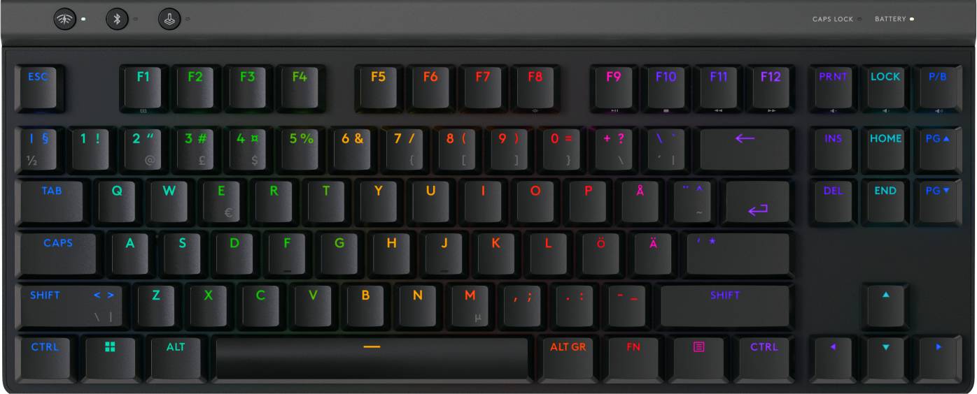 Logitech G G515 LIGHTSPEED TKL (G515 LIGHTSPEED TKL Linear, Black [Nor)-0