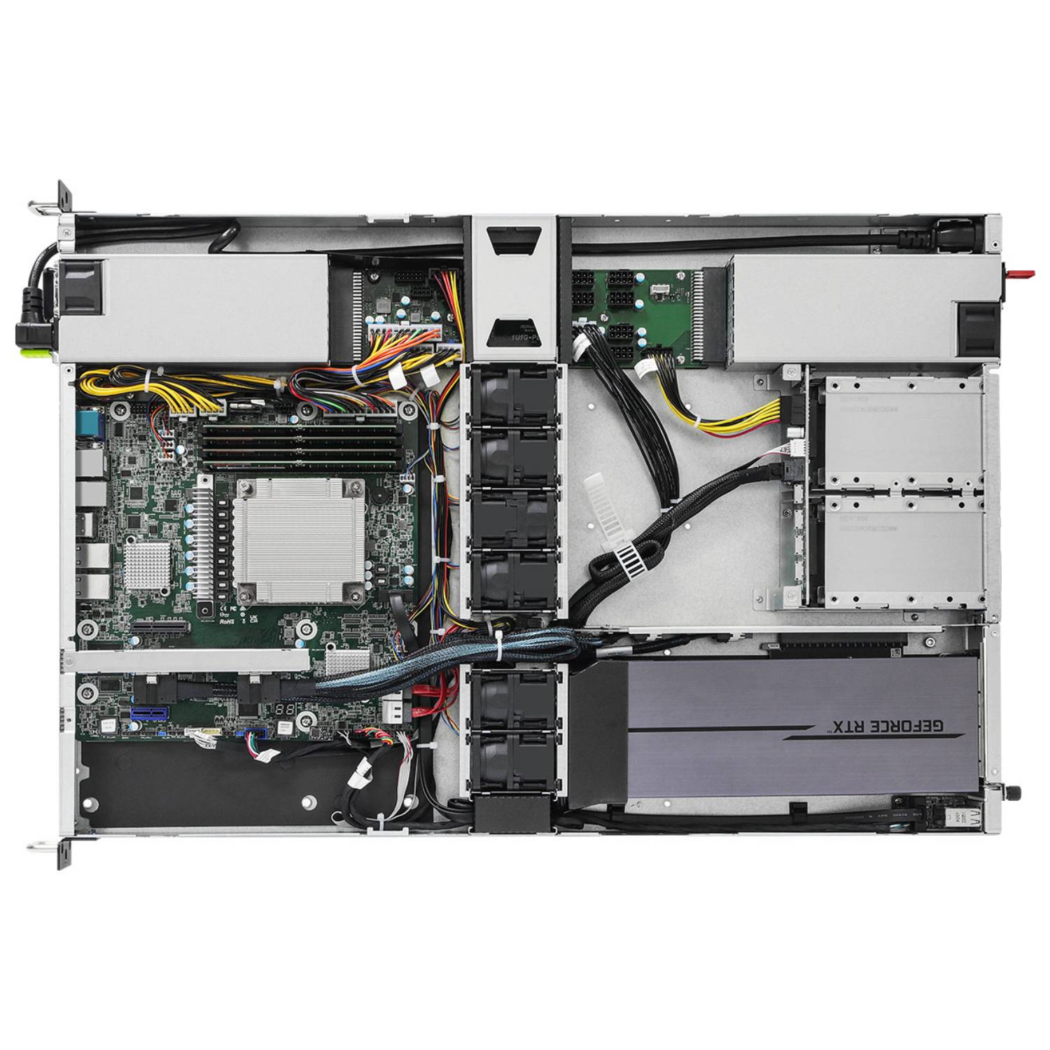 Asrock Barebone 1u Single Socket 1700 1U1G-W680/2L2T-1