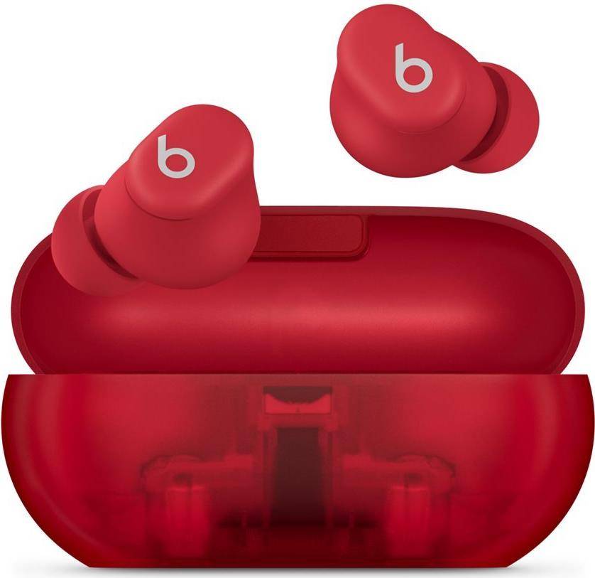 Apple Beats Solo Buds - Auricolari true wireless - Rosso trasparente (BEATS SOLO BUDS TRANSPARENT RED)-0