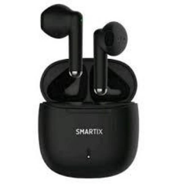 AURICOLARE ATLANTIS SMARTIX TWS SM60-FI9-B BT v5.3 custodia con funzione di ricarica include battery bank da 300mA Nero