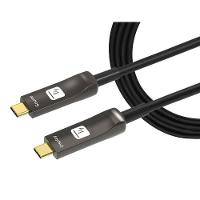 Cavo Audio/Video Ottico Attivo USB-C™ M/M AOC Fibra Ottica 4K 10m-1