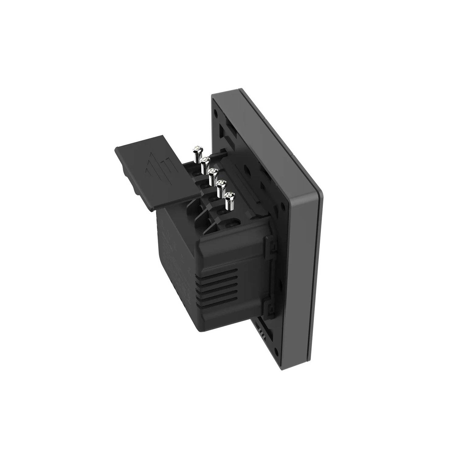 Interruttore da parete Wi-Fi intelligente a 3 canali nero (M5-3C-80) - elegante interruttore da parete-2