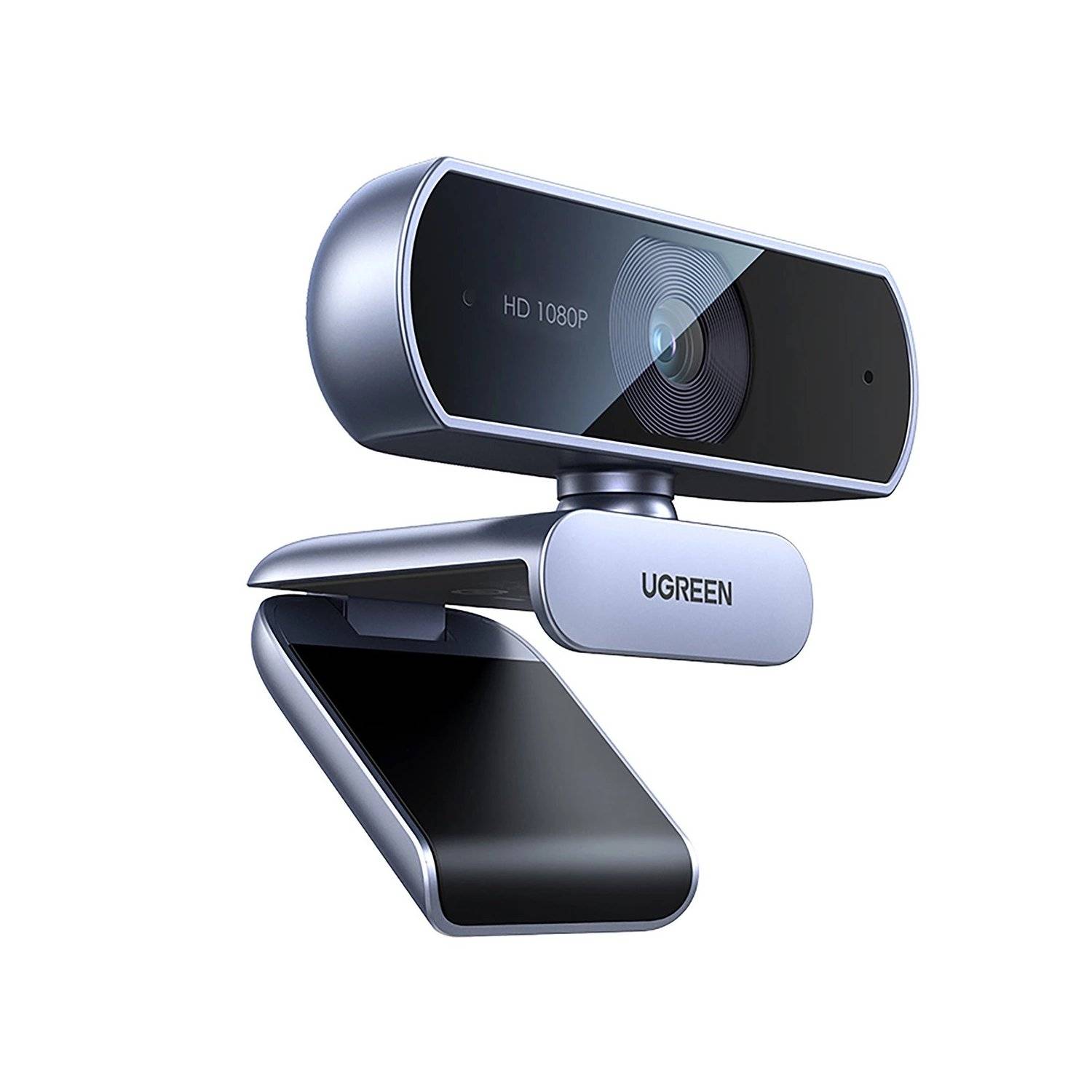 Webcam - Webcam USB HD CM678 - Grigia - Rotazione a 360 gradi-1