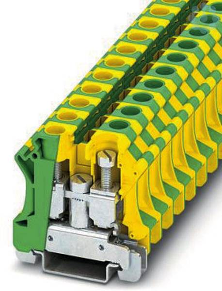 Phoenix Contact UTI 16-PE - Installationsschutzleiterklemme UTI 16-PE Grün-Gelb (3073830)-1