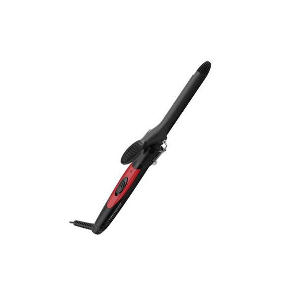 Ferro arricciacapelli nero e rosso - Ferro arricciacapelli da 16 mm per ricci perfetti
