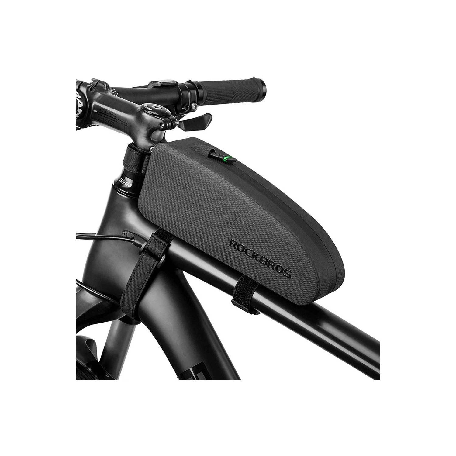 Borsa da telaio per bicicletta impermeabile 1,6 l - nera capacità 1,6 l-0