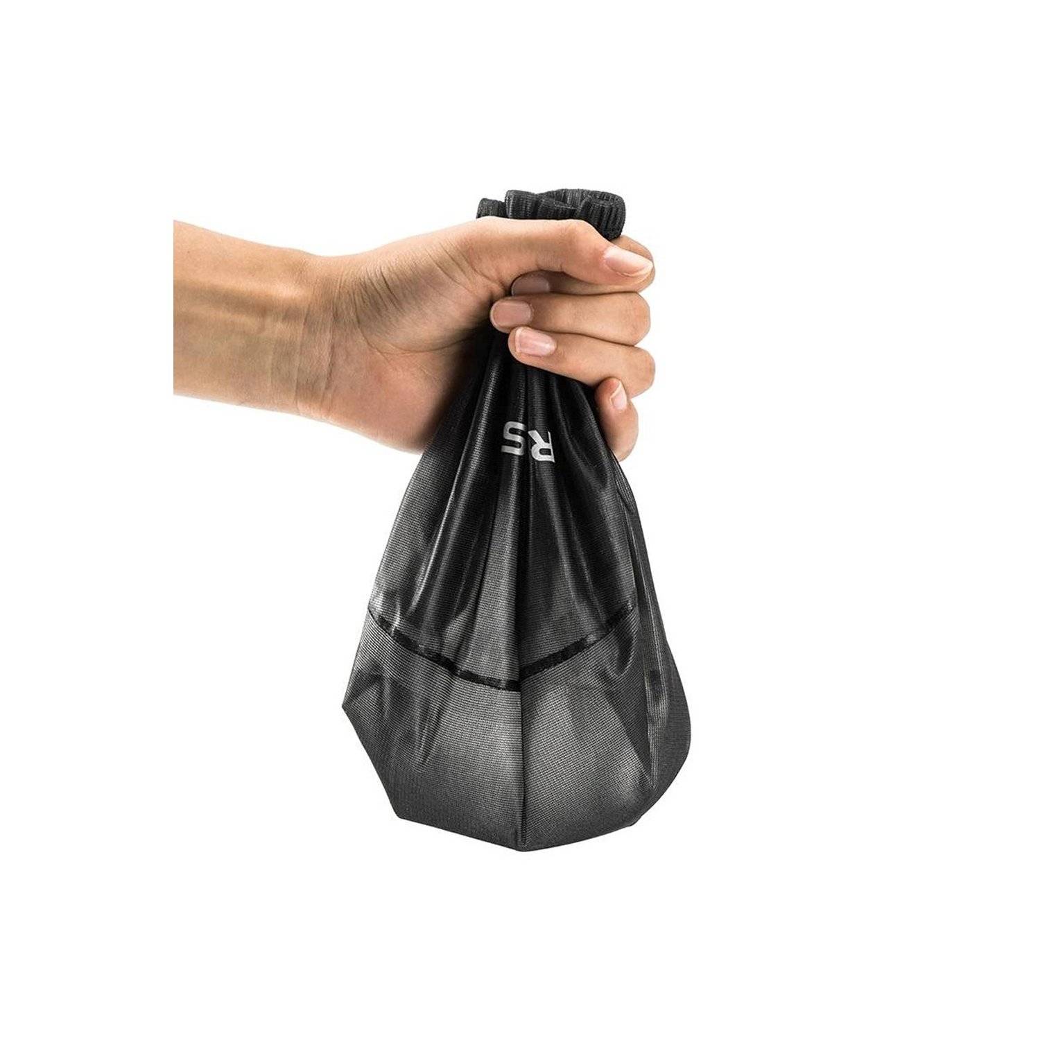 Copertura antipioggia per caschi da bicicletta - plastica - nera-1