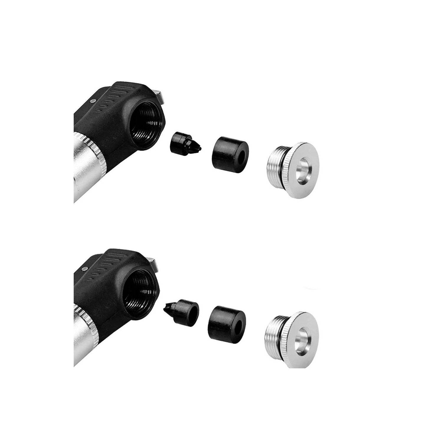Pratica pompa da montare sulla bicicletta - Pompa da bicicletta JG-1040B piccola – nera-3