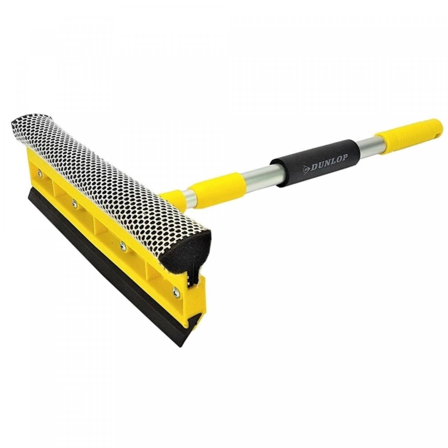 Tergivetro Dunlop con impugnatura regolabile in colore giallo Tergivetro con manico telescopico-2
