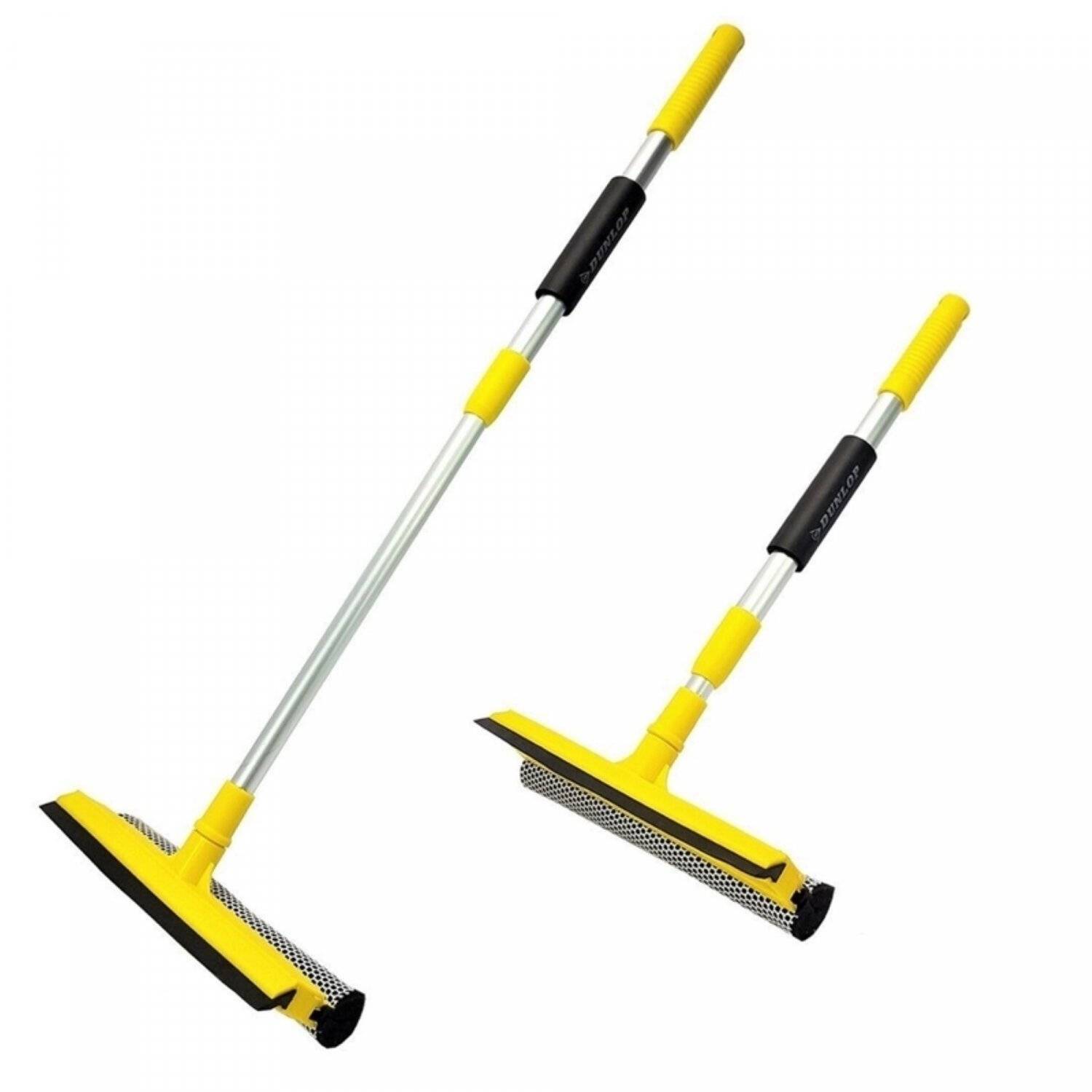 Tergivetro Dunlop con impugnatura regolabile in colore giallo Tergivetro con manico telescopico-4