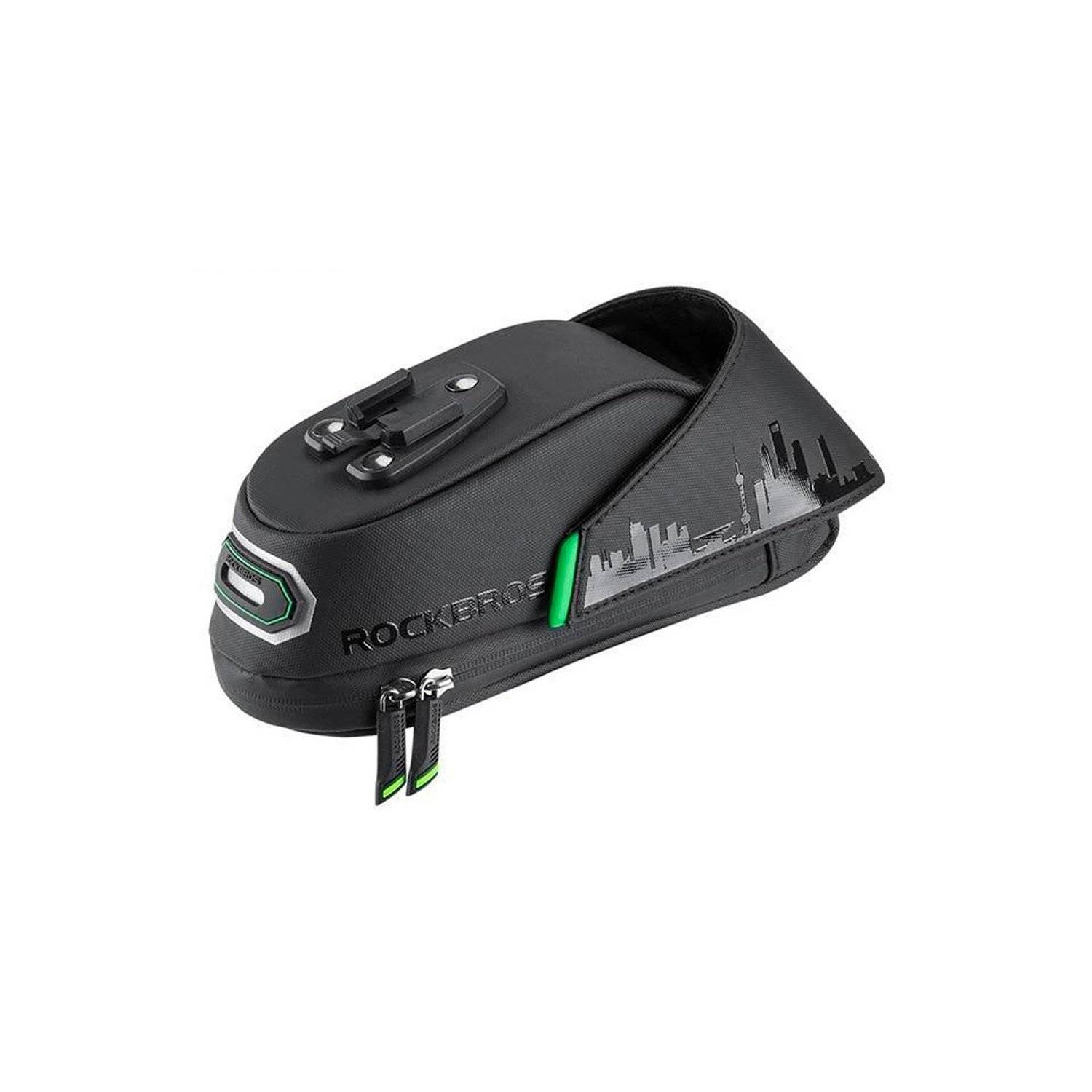 Borsa da bicicletta sottosella - Nera C27-1 - Capacità 1,5 l-0