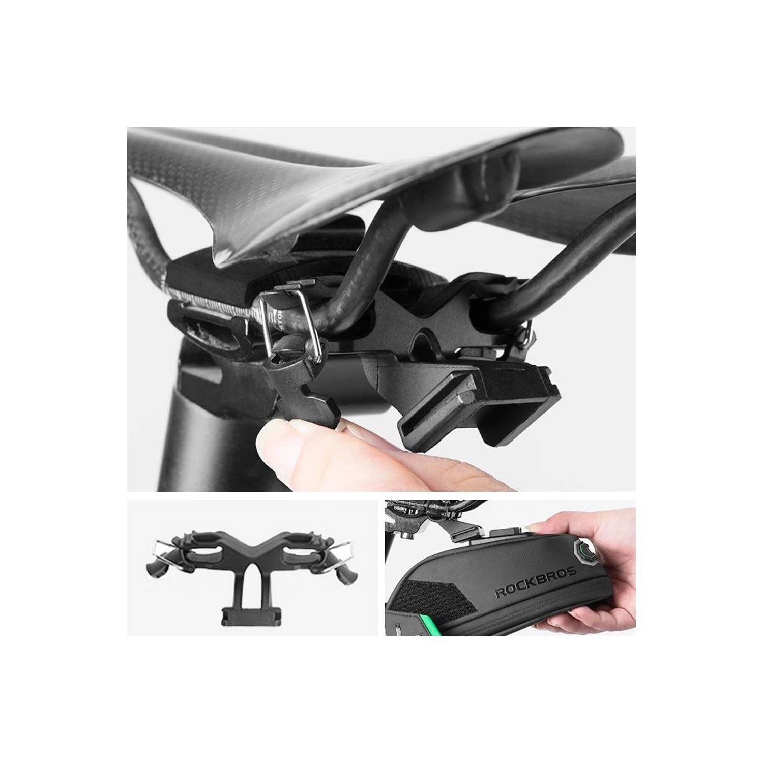 Borsa da bicicletta sottosella - Nera C27-1 - Capacità 1,5 l-2