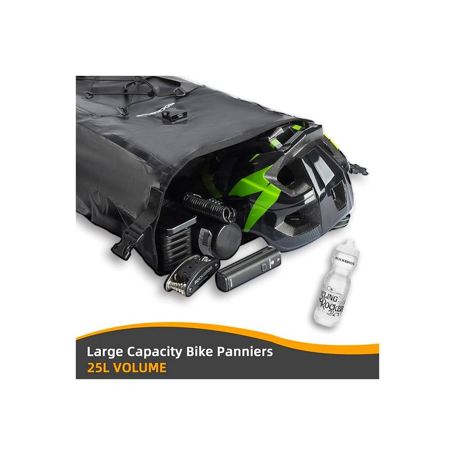 Borsa portabiciclette - 30140022001 borsa portabiciclette impermeabile - nera-2