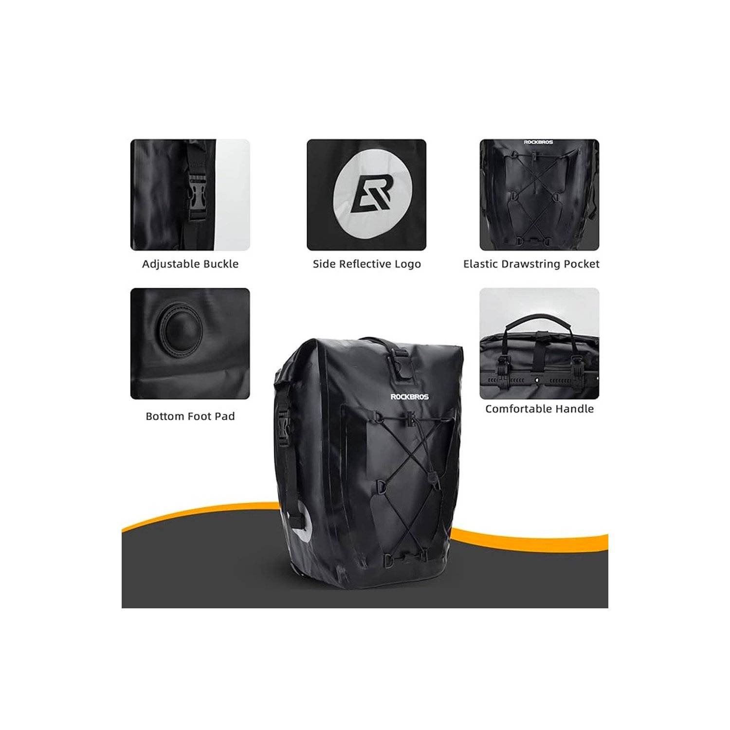 Borsa portabiciclette - 30140022001 borsa portabiciclette impermeabile - nera-3