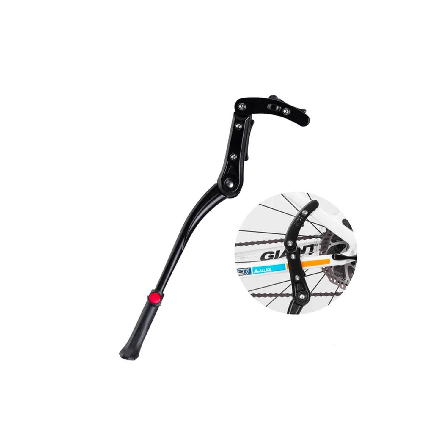 Cavalletto per bici - Nero - JC1005BK Cavalletto in alluminio - Compatibilità da 24 a 29 pollici-0