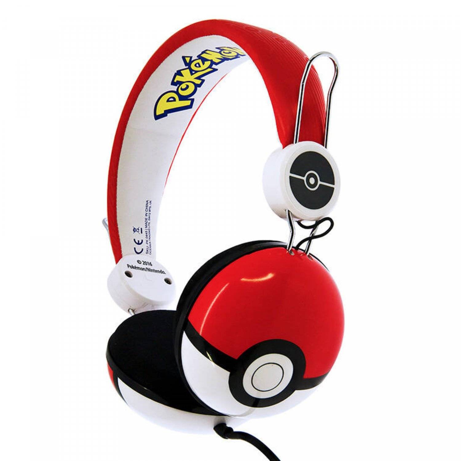 Cuffie cablate per bambini OTL Pokemon Pokeball in rosso-0