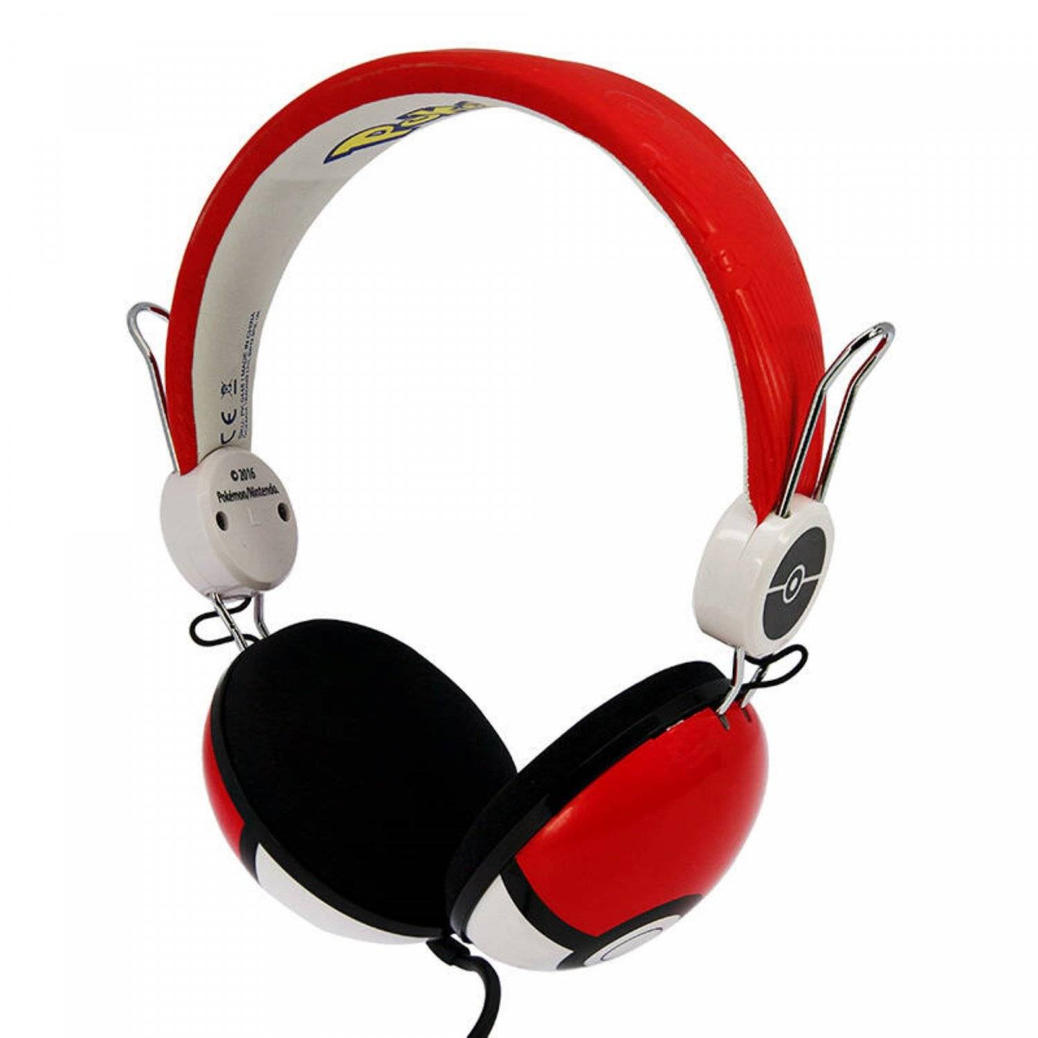 Cuffie cablate per bambini OTL Pokemon Pokeball in rosso-3
