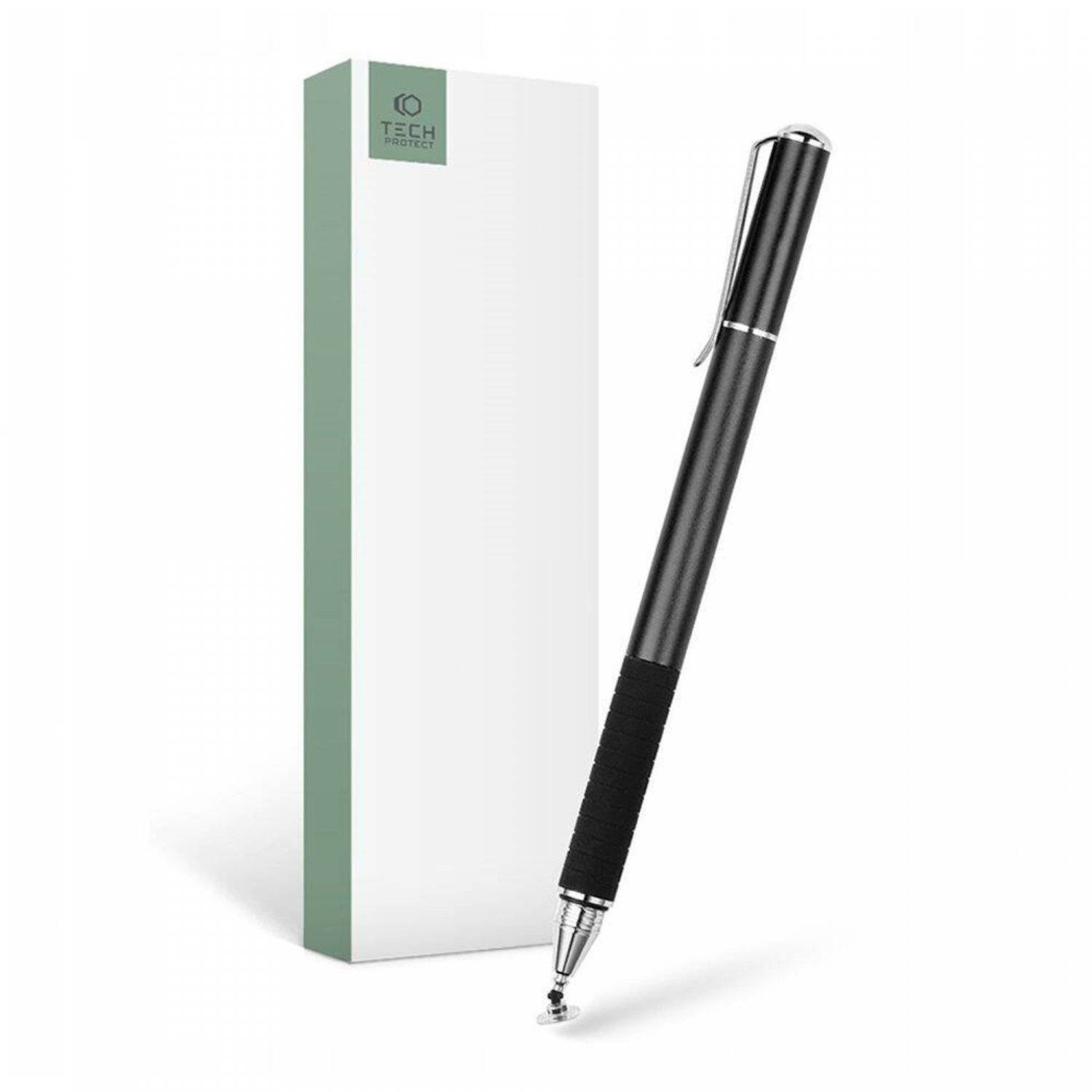 Penna touchscreen penna stilo universale per laptop, telefono cellulare, tablet nera-2