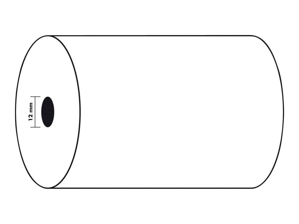 Exacompta Rolle (8 cm x 44 m) - 55 g/m² - 1-2