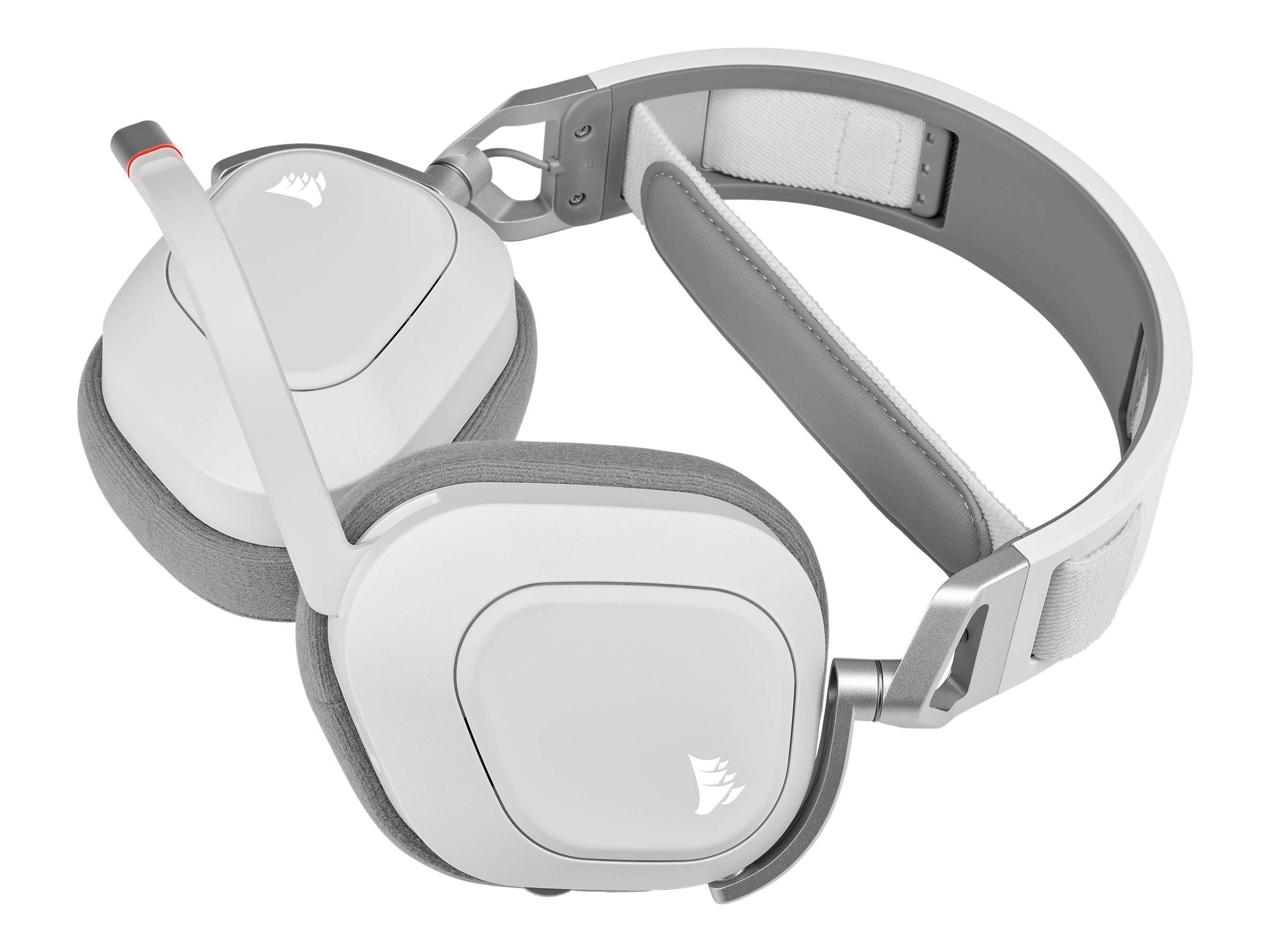 Corsair HS80 RGB Auricolare Wireless A Padiglione Gaming Bianco (CORSAIR HS80 RGB WIRELESS White)-0