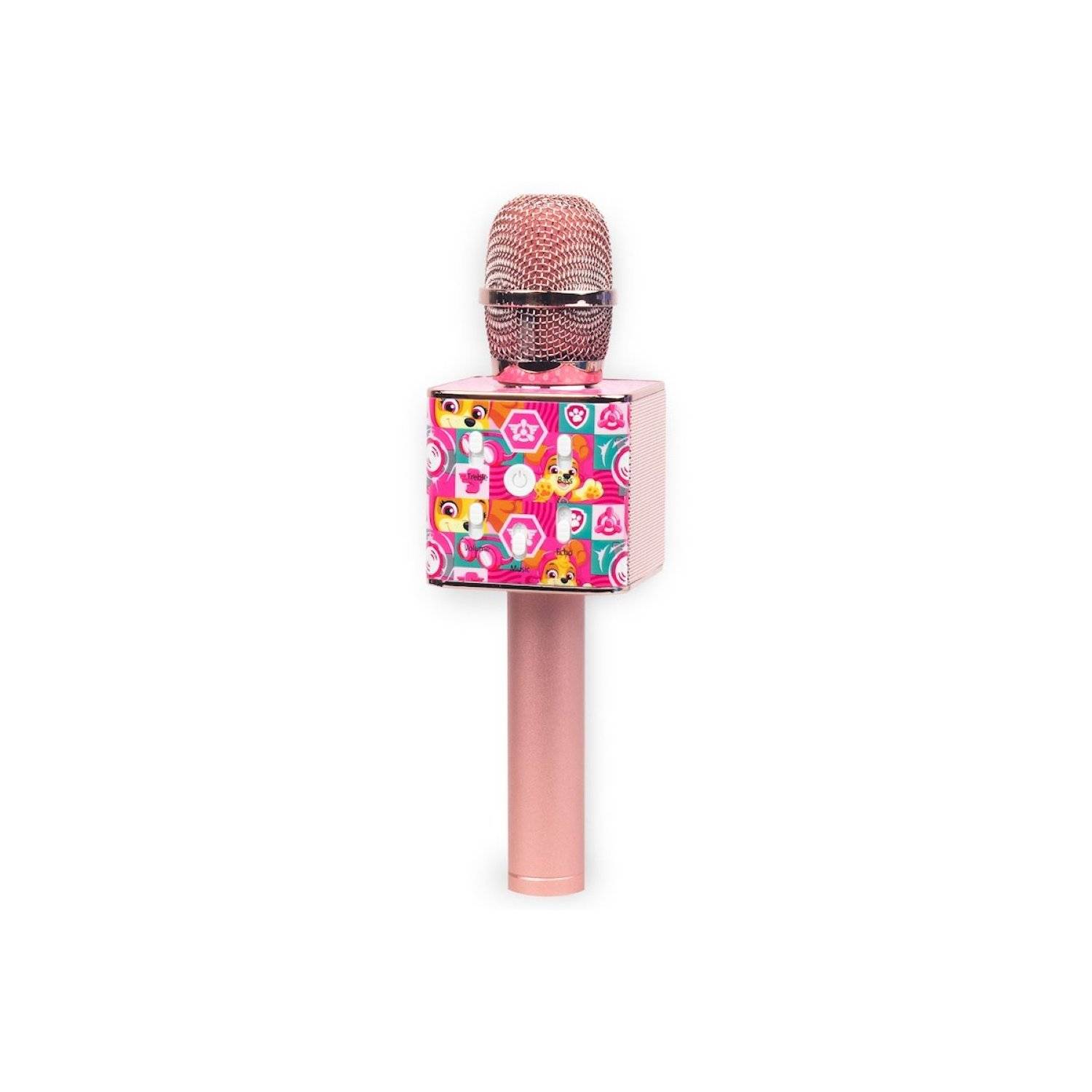 Microfono karaoke per bambini - microfono per i piccoli musicisti rosa-1