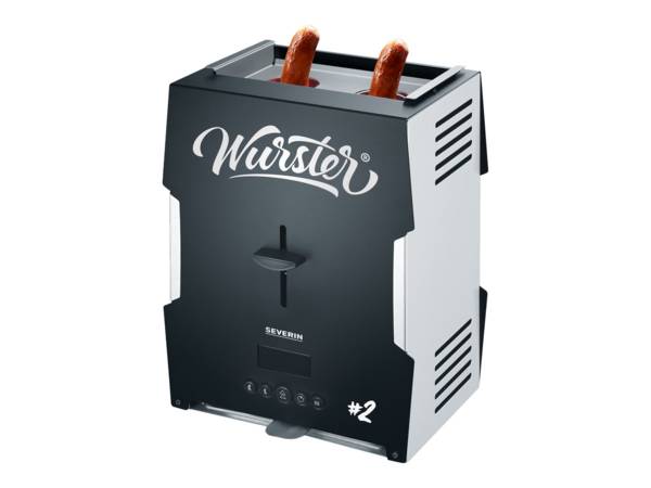 Severin Wurster WT 5005 - Nero - Grigio - LED - Pulsante - Striscia - 5 min - 2000 W - 220 - 240 V (5005)