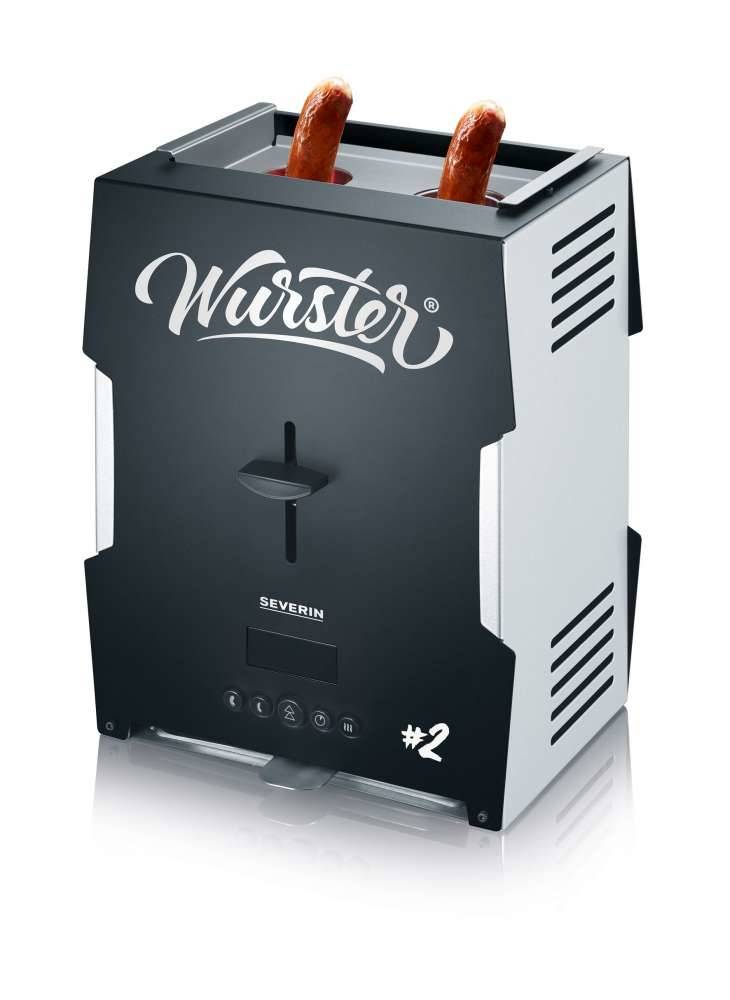 Severin Wurster WT 5005 - Nero - Grigio - LED - Pulsante - Striscia - 5 min - 2000 W - 220 - 240 V (5005)-3