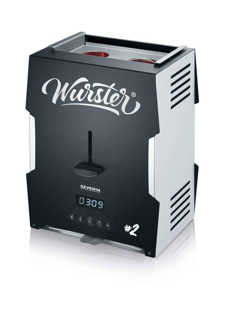 Severin Wurster WT 5005 - Nero - Grigio - LED - Pulsante - Striscia - 5 min - 2000 W - 220 - 240 V (5005)-4
