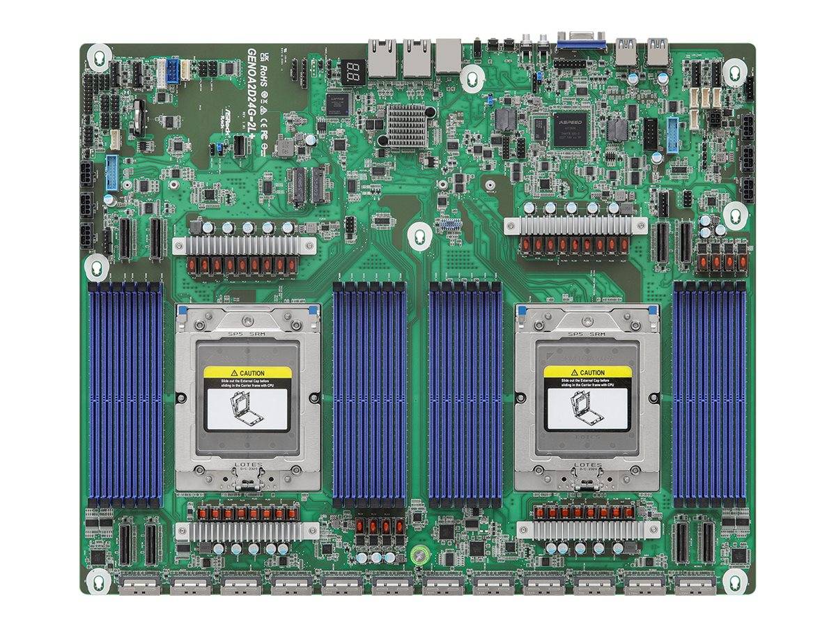 ASRock Mainboard GENOA2D24G-2L+ Proprietary Dual Sockel SP5 Single (GENOA2D24G-2L+)-0