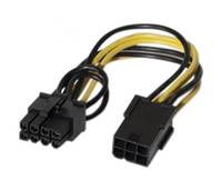 PCI Express Strom-Adapterkabel 6pin auf 8pin Für Netzteile ohne PCIe Stromanschluss (146695)-1