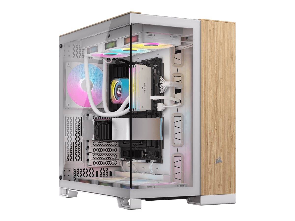 Corsair CC-9011284-WW Midi-Tower PC Case Bambù, Bianco-4