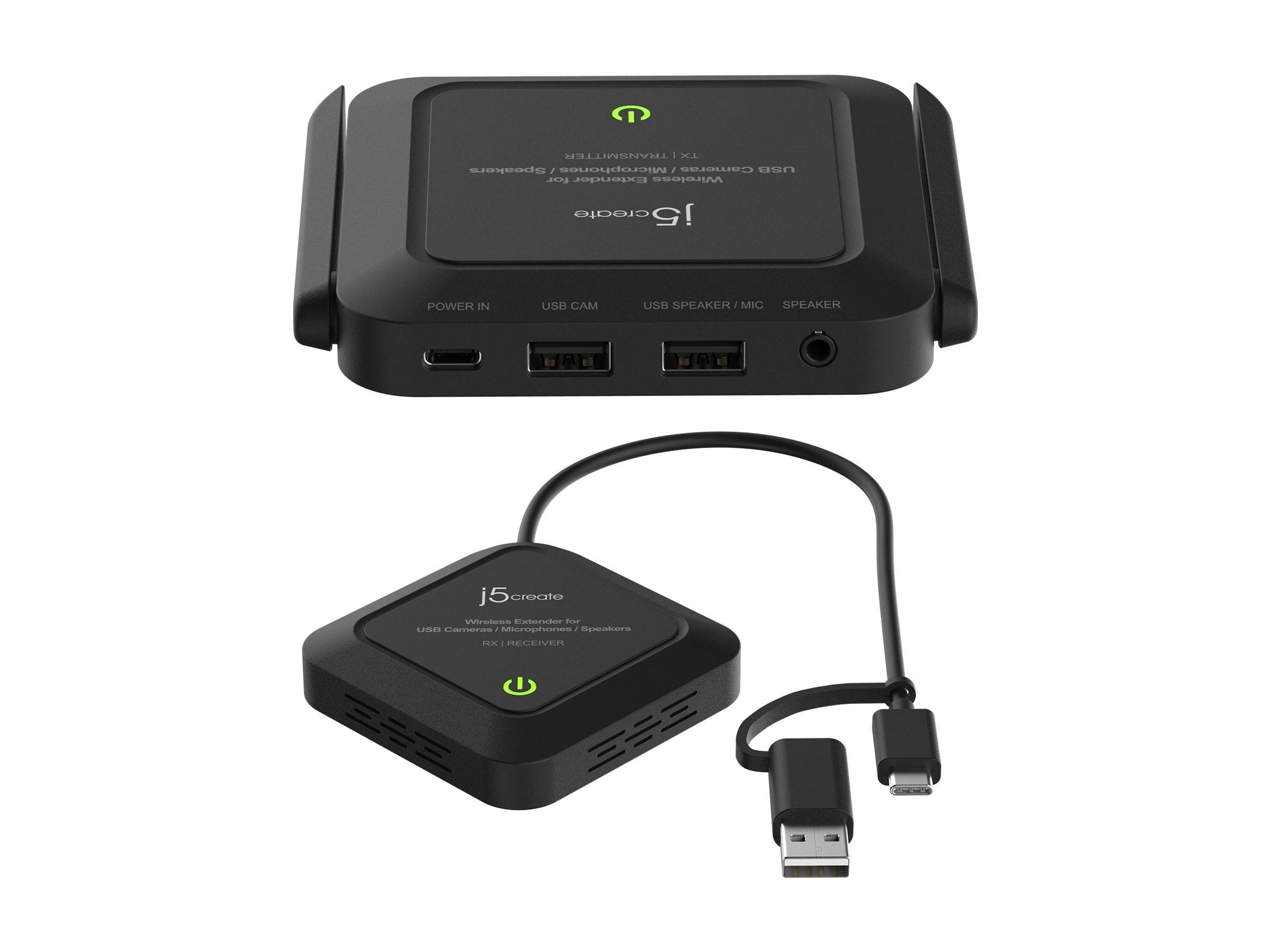 J5CREATE WIRELESS EXTENDER FOR USB CAMERAS / MICROPHONES / SPEAKERS (JVW120-N)-2
