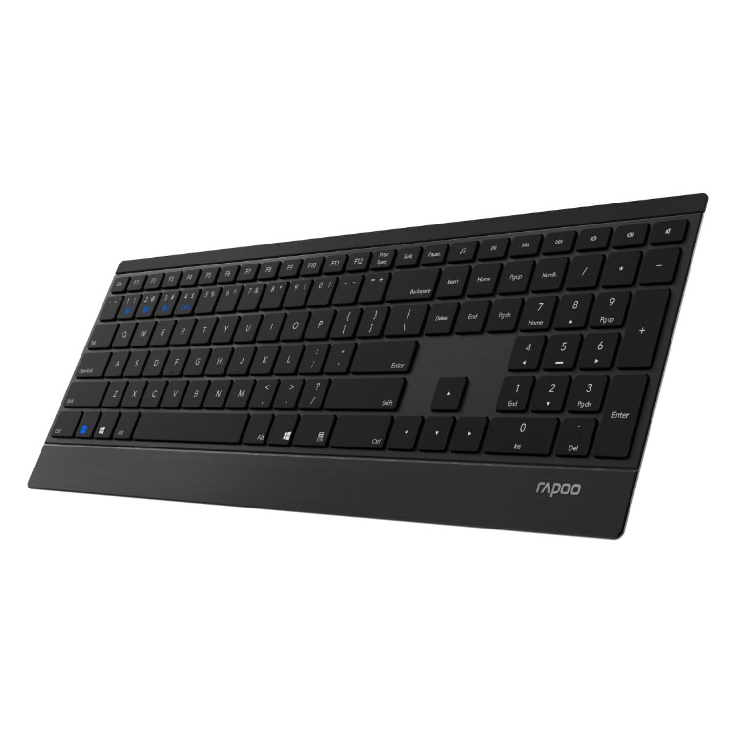 Rapoo 9500M Tastatur RF Wireless QWERTZ Deutsch Schwarz (18751)-1