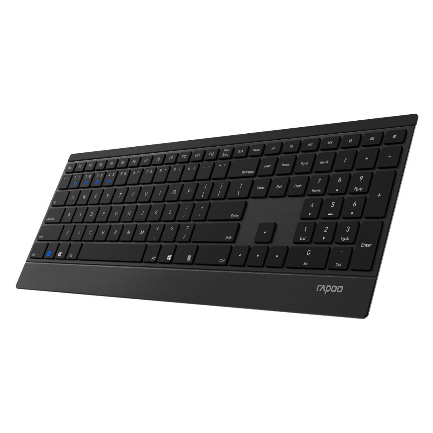 Rapoo 9500M Tastatur RF Wireless QWERTZ Deutsch Schwarz (18751)-2