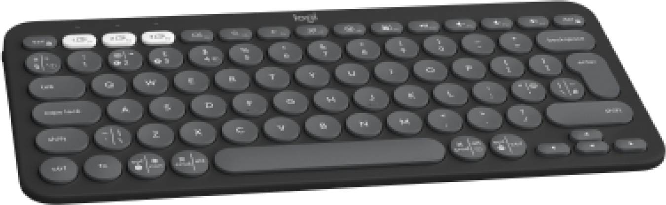 Logitech Pebble Keys 2 K380s - Tastatur - kabellos - Bluetooth LE - QWERTY - GB - Tonal Graphite (920-011843)-4