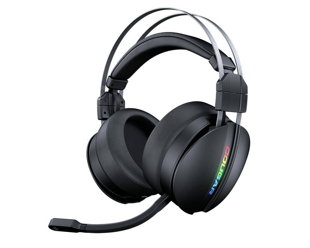 Coungar Omnes Cuffie da gioco wireless essenziali con microfono rimovibile - autonomia fino a 20H - illuminazione RGB --0