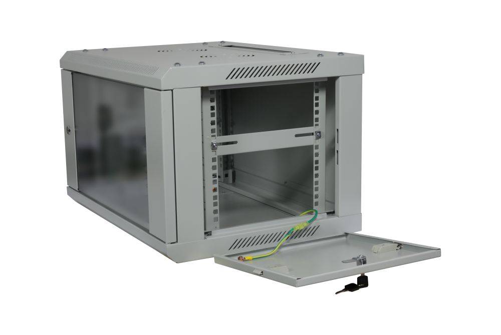 Custodia da parete ALLNET 19" 6HE L600 / P450mm smontata (confezione piatta) *gr-4