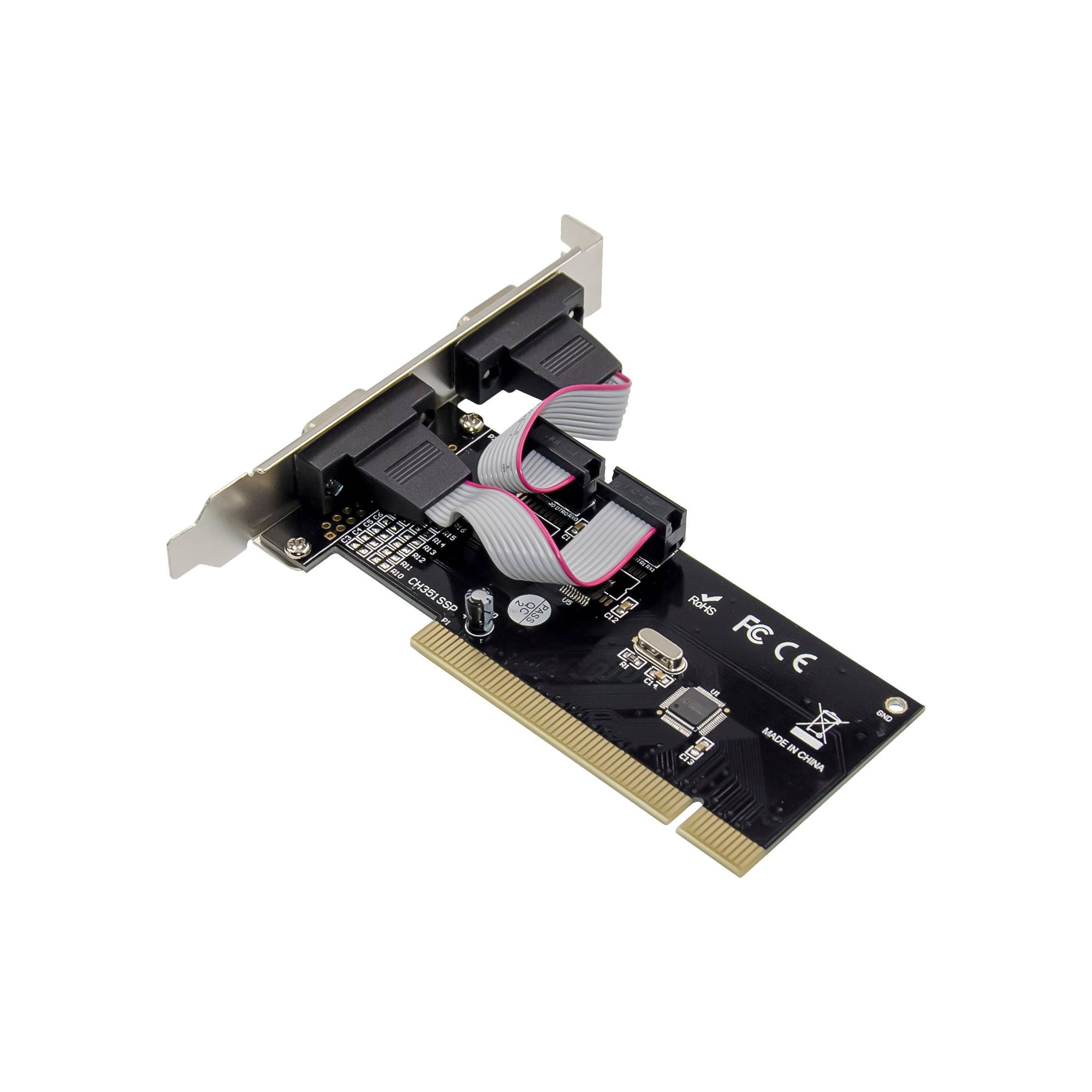 InLine Schnittstellenkarte - 2x 9pol seriell - PCI (66636A)-1