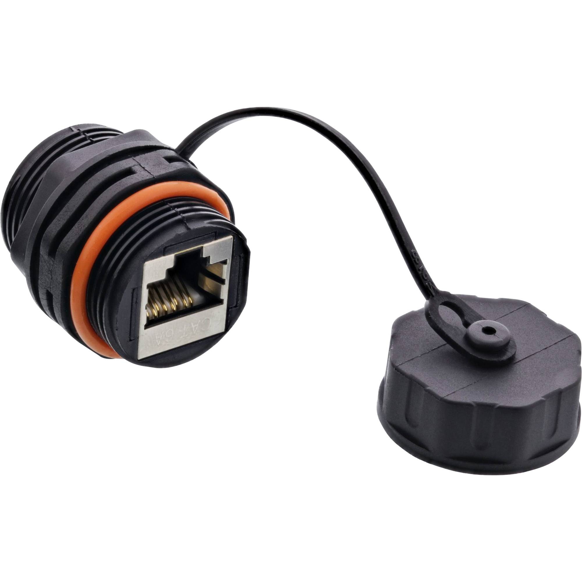 InLine Patchkabelkupplung Cat.6A - wasserdicht IP68 - f. industrielle Anwendungen-0